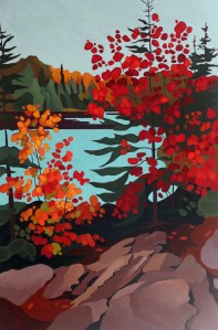 Algonquin Trail, 2017, 40 x 60, Acrylic on Canvas