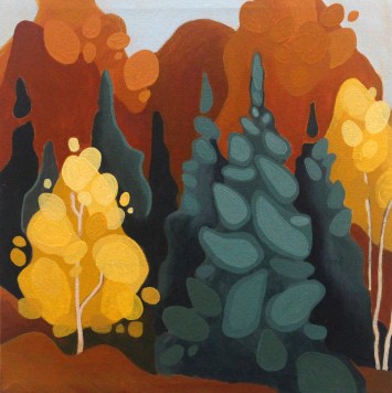 Untitled II, 2018, 10 x 10, Acrylic on Canvas